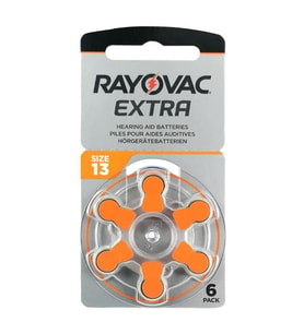 Rayovac 13 Numara Kulaklık Pili 6 Lı Paket