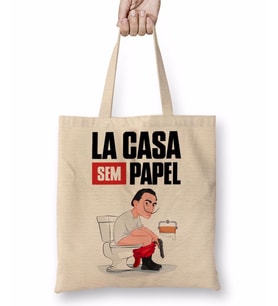La Casa Sem Papel Bez Çanta Uzun Saplı