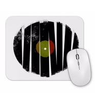 Retro Müzik Plak Mouse Pad