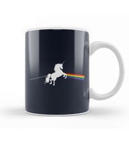 Dark Side Of The Unicorn Pink Floyd Mix Kupa Bardak Porselen