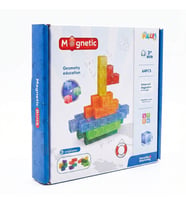 Magnet Küp Yapı Blok Seti 64 Parça - Güçlü Mıknatıslı Eğitici Bloklar