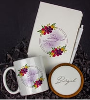 Kişiye Özel Defter Kalem Kupa Ve Bardak Altlığı Hediye Seti 103813 (Model 1)