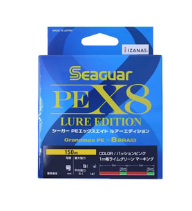 Seaguar Lure Edition X8 PE 1.2 -0,185mm 150mt Multi Color İp Misina