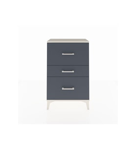 Arges Komodin 3 Çekmeceli 60x30x96 Aytaşı-Antrasit