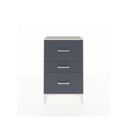 Arges Komodin 3 Çekmeceli 60x30x96 Aytaşı-Antrasit