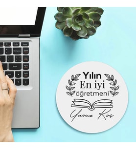 Kişiye Özel Yılın Öğretmen Mousepad Kişiye Özel