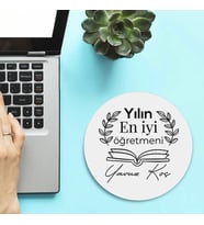 Kişiye Özel Yılın Öğretmen Mousepad Kişiye Özel