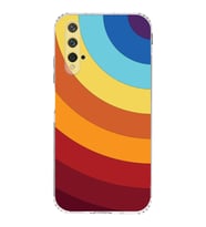 PrintiFy Huawei Nova 5T Uyumlu Kamera Korumalı Renk Cümbüşü A Tasarımlı Şeffaf Silikon Kılıf