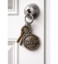 The Beatles Metal Anahtarlık Antik Görünümlü Unisex Müzik Temalı Aksesuar
