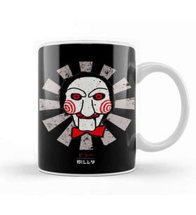 Billy The Puppet Retro Japanese Saw Kupa Bardak Porselen