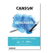 Canson Graduate Watercolour Suluboya Blok 250 gr. A3 20 yp. 