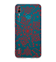 Huawei P Smart 2019  Kamera korumalı Kapak Nostalji Desen Tasarımlı  Şeffaf Kılıf