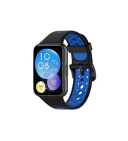 Watch 2 Spor Delikli Kordon - Siyah-Mi