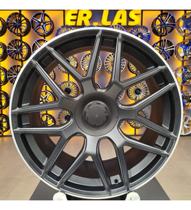 4 Adet DY-972 10*22 5*112 ET40 66.6 MAT BLACK JANT (Takım)