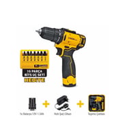 SGS AKÜLÜ VİDALAMA SETİ 12V/1.5Ah TEK BATARYA SGS5147