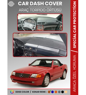 MERCEDES SL R129 (1989-2001) Torpido Örtüsü Premium Kalite Torpido Koruma Özel Kesim UV Koruma