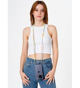 Daisy Rengarenk 110 Cm El Örgüsü Telefon ve Çanta Askısı