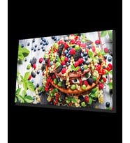 Meyveler Cam Tablo 4mm Dayanıklı Temperli Cam