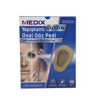 Medix Yapışkanlı Oval Göz Pedi 10'lu