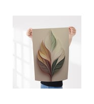 Çerçevesiz Poster Yaprak Model (Çok Renkli)
