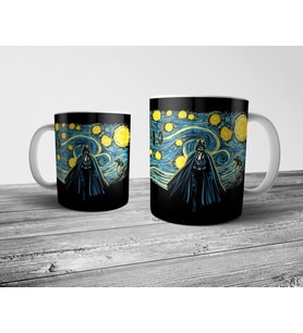 Pixxa Darth Vader Starry Night Star Wars Kupa Bardak  