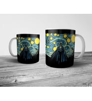 Pixxa Darth Vader Starry Night Star Wars Kupa Bardak  