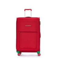 United Colors Of Benetton Ultra Light Kumaş Büyük Boy Valiz Kırmızı BNT2800