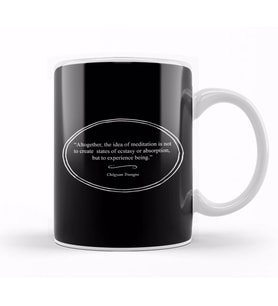Mindfulness Chogyam Trungpa Quote Kupa Bardak Porselen