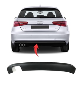 Audi A3 HB Arka Tampon Alt Spoyler 2013-2016 8V3807521B