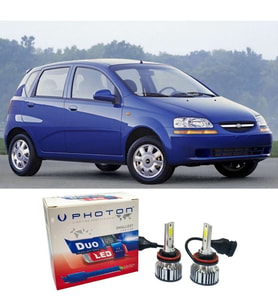 Chevrolet Kalos Led Xenon Uzun + Kısa Far Ampulü H4 Duo Yeni Seri Beyaz