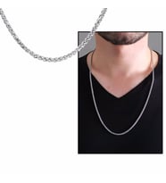 Modern Tasarım Silver Renk Çelik Erkek Zincir (Çok Renkli)