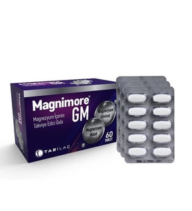 Magnimore GM 60 Tablet - Magnezyum Glisinat Magnezyum Malat