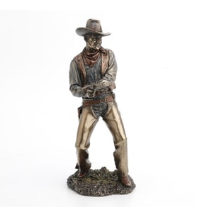 Wise Karışık-Wise Biblolar - Kovboy Biblo 13,5x13x31,5 cm Dekoratif Obje Hediyelik (Çok Renkli)