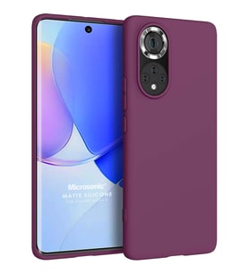 Microsonic Matte Silicone Huawei Nova 9 Kılıf Mor