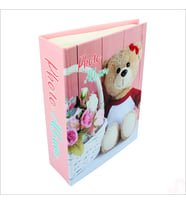 Bebek Fotoğraf Albümü, 10cm x 15cm x 100 Resimlik - Pembe