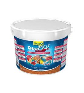 Tetra Pro Colour Renklendirici Tropikal Balık Yemi 10 LT - Premium Renk Artırıcı Crisps Yem