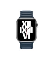 Apple Watch 38mm Uyumlu Kordon Suni Deri Baklalı KRD-34 Kayış