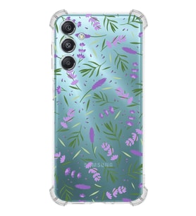 PrintiFy Samsung Galaxy M34 5G Uyumlu Water Color 3 Baskılı Şeffaf Köşe Korumalı Antişok Kılıf