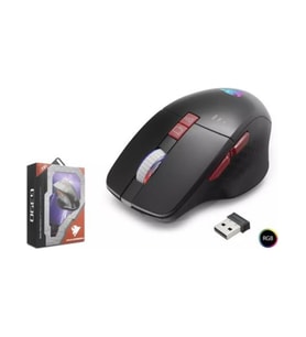 G390 Kablosuz Oyuncu Mouse Type-C Port Şarjlı + Led gösterim Rgb 1600Dpi Sessiz Siyah