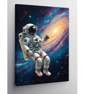 Kanvas Tablo Uzayda Astronot