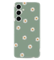 Samsung Galaxy A36 Kılıf Boutique Baskılı Resimli Yeşil Papatyalar Pcode -041