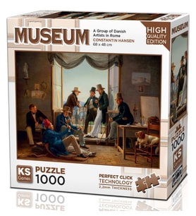 KS Games 1000 Parça Danimarkalı Sanatçılar Roma'da Puzzle