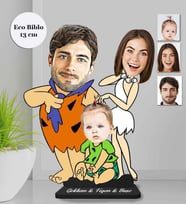 Kişiye Özel Aile Ahşap Eco Biblo -22