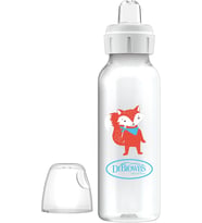 Brown's 8 oz/250 ml PP Dar Ağız + Sippy Biberon Bardak, Tilki, Tekli Paket