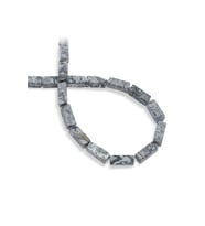 Jasper Doğal Taş Gri Dikdörtgen Kesim 8x20mm Dizi