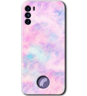 Reeder S19 Max Pro S Kılıf HD Desen Baskılı Arka Kapak - Pembe Duman