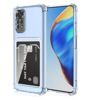 Teknomoda Mİ 10T PRO Kılıf Kartlıklı Anti Şok Korumalı Şeffaf Silikon Şeffaf Açık