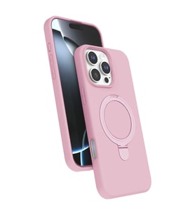 Apple iPhone 16 Pro Max Regal Magsafe Standlı Kapak - Açık Pembe