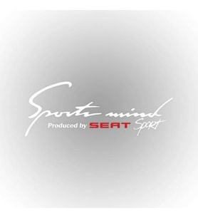 Sports Mind Oto Sticker 30 cm x 11 cm Beyaz yazı 431