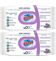 Bingo Clean Yüzey Temizlik Havlusu 96 Yaprak Lavanta Kokulu Plastik Kapaklı (2 Li Set) 192 Yaprak